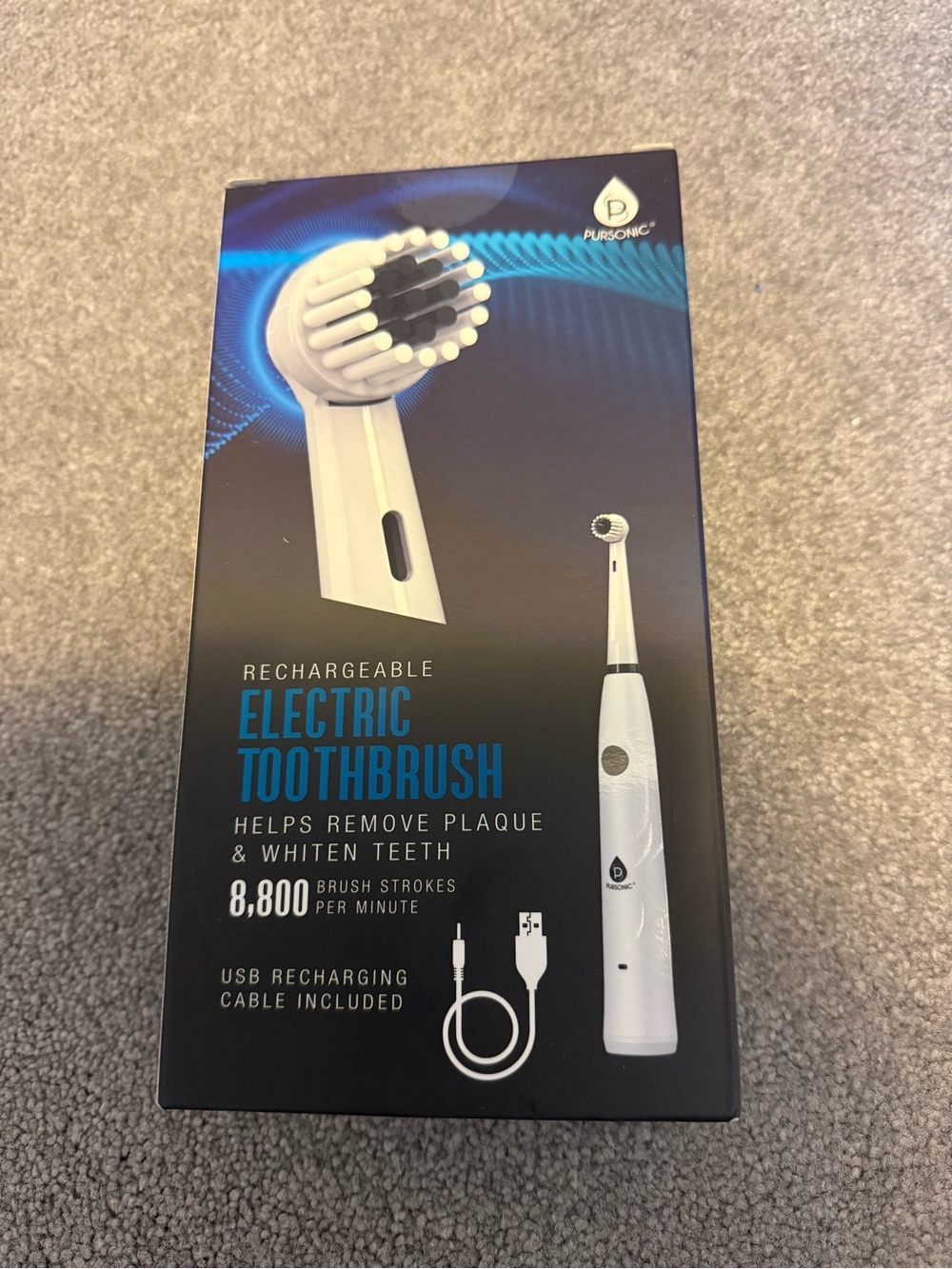 Rechargeable Electric Toothbrush - White